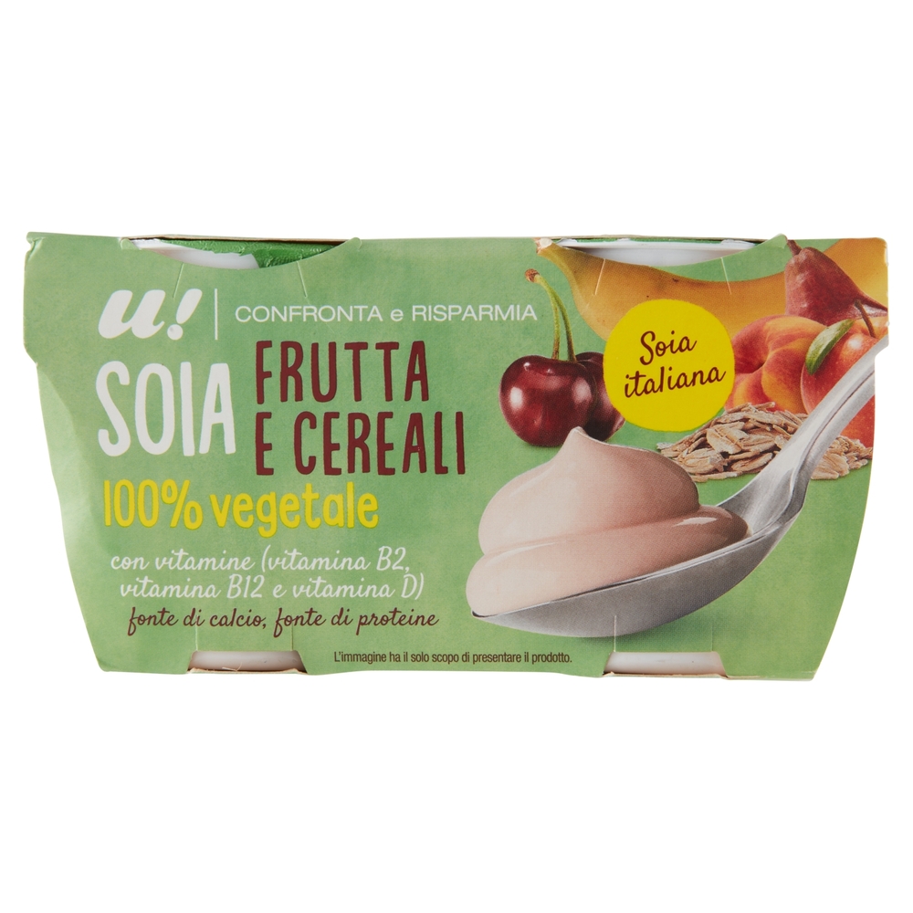 Yogurt di Soia con Frutta e Cereali, 250 g